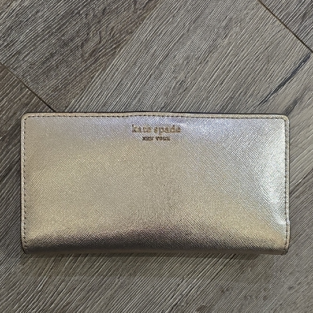 Kate Spade Gold Wallet